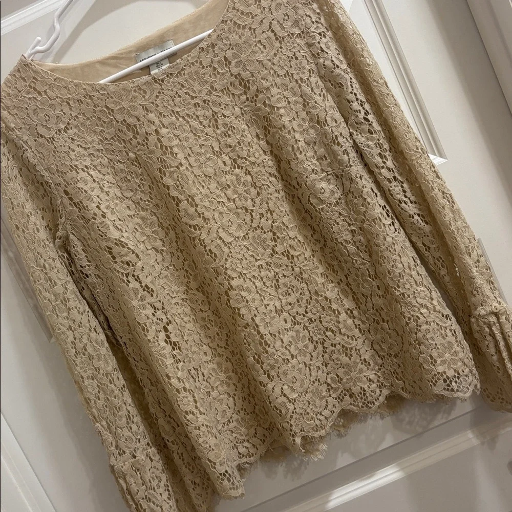 ✨Adrienne Vittadini Lace Blouse✨